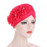 10 Color Hot Headscarf Hat Fold Watermelon Hat