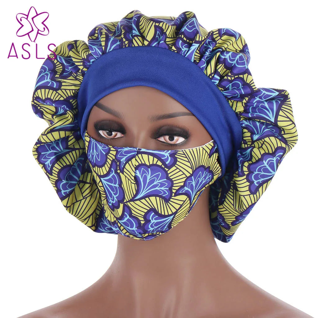 2021 New African pattern multicolor nightcap fashion mask