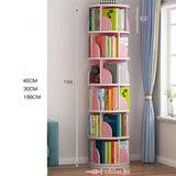 360° Rotating Children's Bookshelf with 6 Shelves