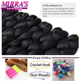 24" Jumbo Braids Synthetic Hair - Ombre Box Braids