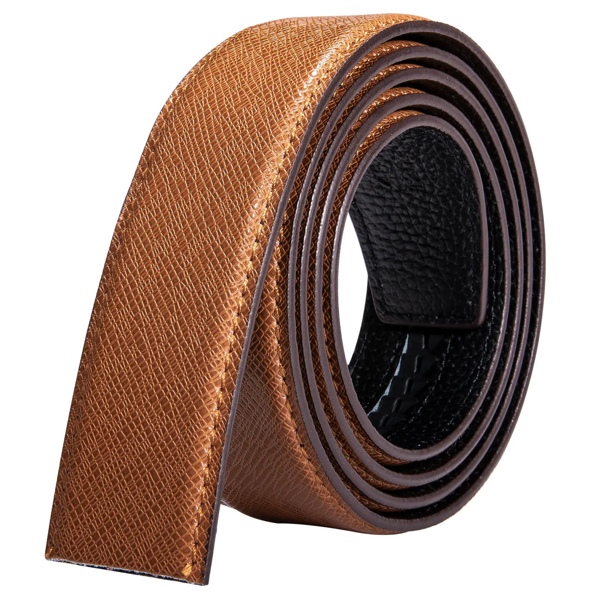 3.5cm Men's Belt without Buckle High Quality Cowskin