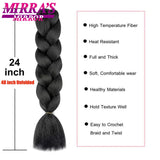 24" Jumbo Braids Synthetic Hair - Ombre Box Braids