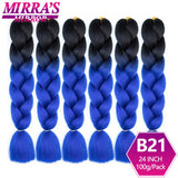 6 Bundles Jumbo Braiding Hair Extensions 24 Inch