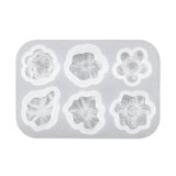 3D Flower Shaped Silicone Molds Candy Epoxy Resin