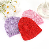 20/80pcs Children Elastic Crochet Knitting Nightcap Soft Crochet