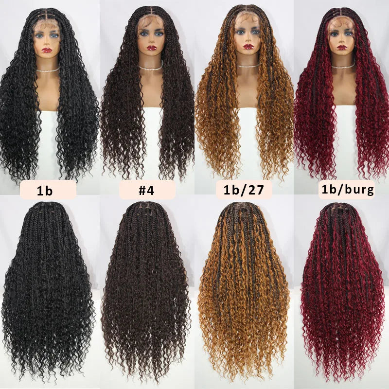 32 Inch Long Full Lace Front Wigs Boho