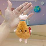 12cm Kawaii Food Bread Hamburger Hot Dog French