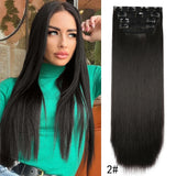 4Pcs/Set 20Inch Synthetic Hair Clip In Long Wavy