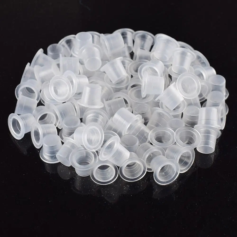 1/2PCS Plastic Tattoo Ink Cups 8mm 11mm 15mm