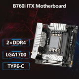 B760i ITX Motherboard LGA1700 DDR4 Gaming DIY Assembled