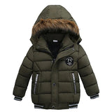 2-6 Years Autumn Winter Boys Jacket Warm Fur