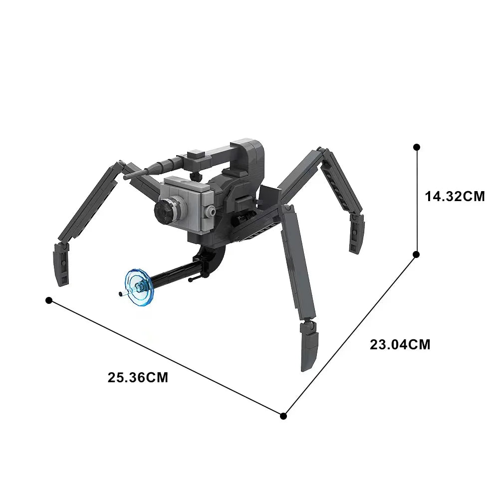 1-5PCS Skibidi Toilet Man vs Monitor Building Block