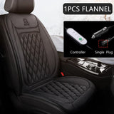 12V Heated Car Seat Cushion Cloth/Flannel Car Seat