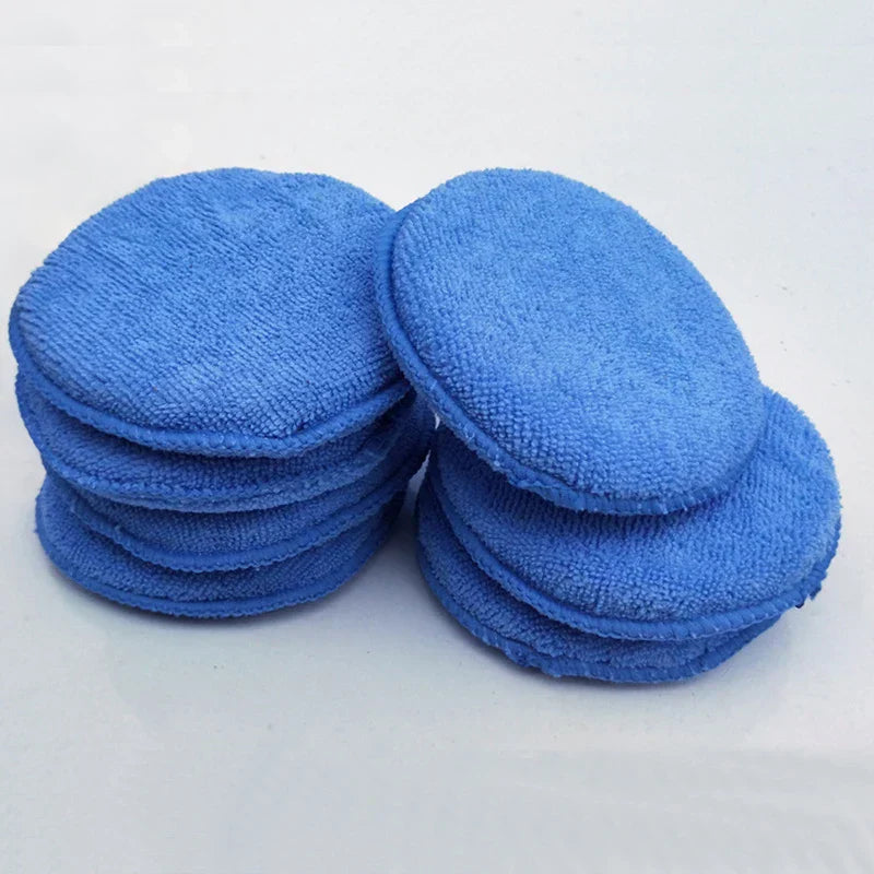 1510Pcs Car Cleaning Foam Round Car Wax Sponge