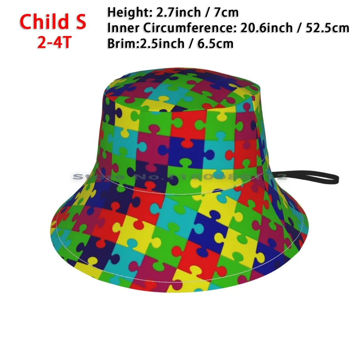 Autism Awareness Beanies Knit Hat Puzzled Game Brain