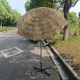 200x220cm Tiki Umbrellas Simulated Thatch Patio Beach Umbrella