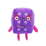 14-30cm Cartoon number Plush Doll Toy Educational Stuffed