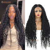 32" Butterfly Loc Full Lace Front Braided Wig