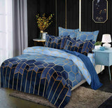 2/3 Pcs Luxury Duvet Cover Set Fashion Geometry