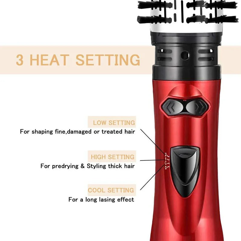 2 Replaceable Head 360 Rotating AirFlow Hot Air