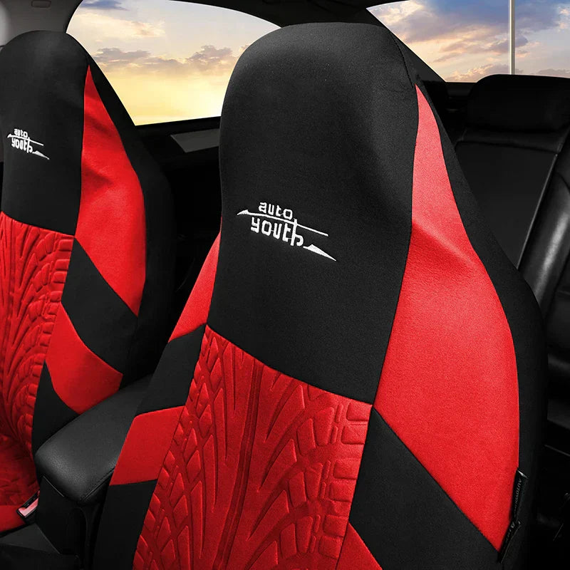 2pcs Front High Bucket Car Seat Covers Universal