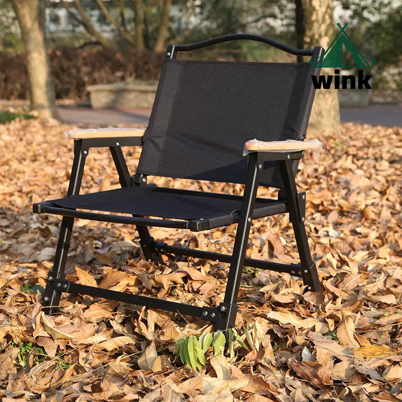 Black Removable Kermit Folding Chair Outdoor Portable Aluminum