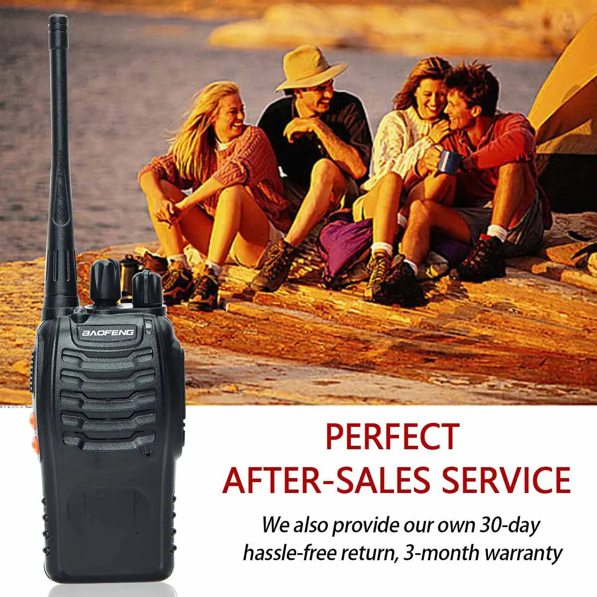 1/ 2PCS Baofeng BF-888S Walkie Talkie 888s UHF