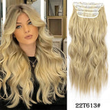 4Pcs/Set 20Inch Synthetic Hair Clip In Long Wavy