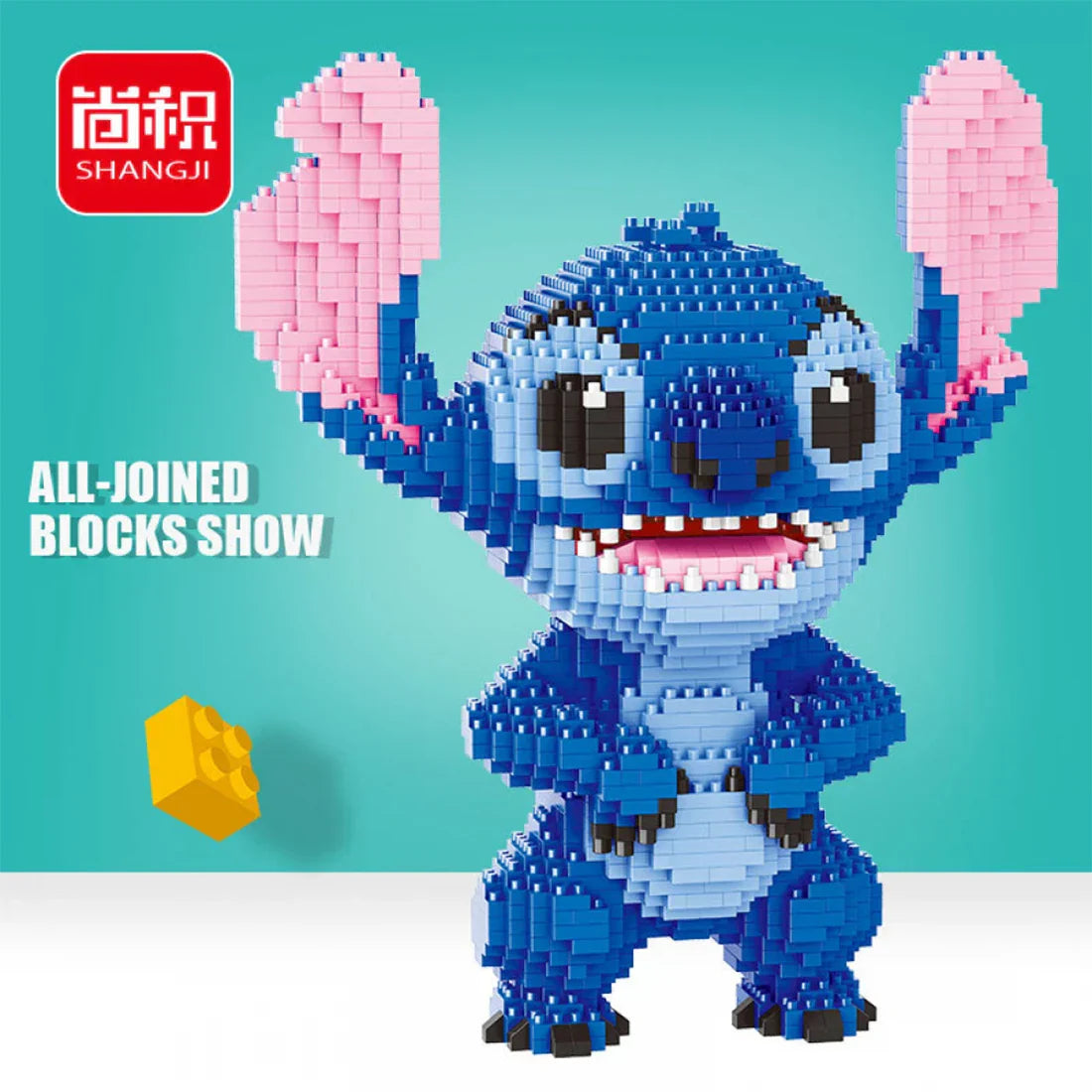 2300Pcs+ Mini Bricks Toys Stitch Diamond Building Block