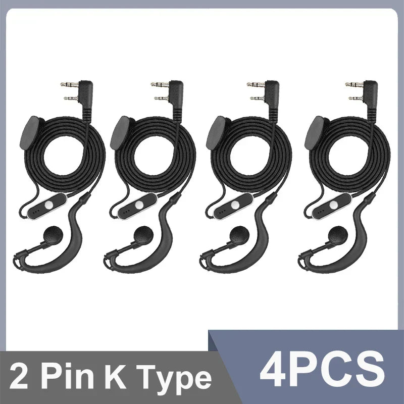 10pcs BAOFENG Radio 2pin K Port Earpiece Ptt