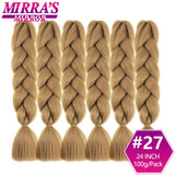 24" Jumbo Braids Synthetic Hair - Ombre Box Braids