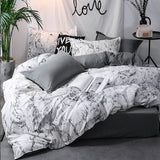 3pcs Duvet Cover Set with Pillow Case Double