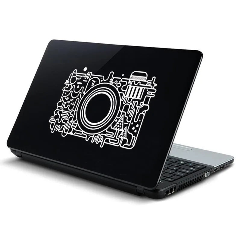 Abstract Camera Art Vinyl Laptop Stickers for Macbook