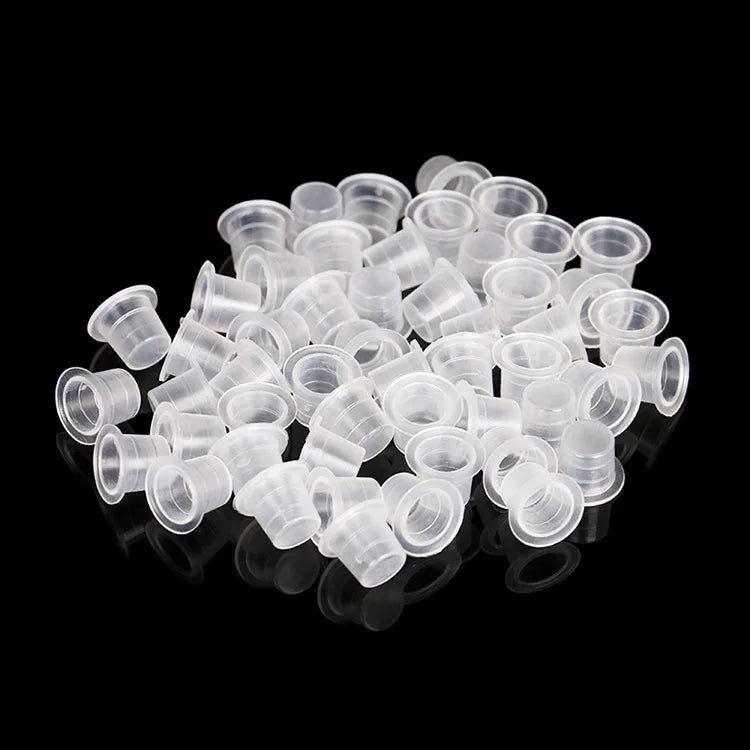 1/2PCS Plastic Tattoo Ink Cups 8mm 11mm 15mm