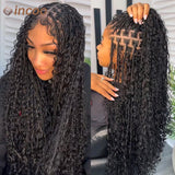 32 Boho Box Braid Wigs Curly Braided Full