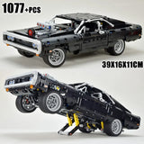 1168PCS Technical Dodge Charger Racing Car Model Building