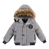 2-6 Years Autumn Winter Boys Jacket Warm Fur