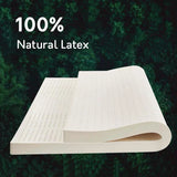 100% Thailand natural latex mattress with cover natural