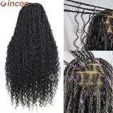 32 Inch Boho Box Braided Wigs Double Lace