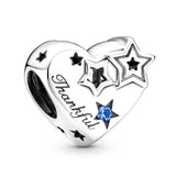 10Pcs/lot Hot Sale Star Moon Astronaut Charms Beads