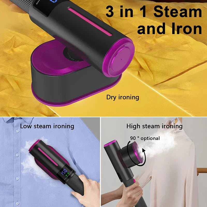 1200W Foldable Handheld Garment Steamer Portable Electric Steam