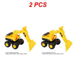 1/2PCS Kids Engineering Truck Car Toy Snow Beach