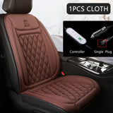 12V Heated Car Seat Cushion Cloth/Flannel Car Seat