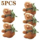 1-20PCS Cartoon Capybara Pendant Plush Toy Doll Bag