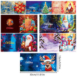 20/16/12/8pcs Christmas Cards Diamond Painting Greeting Cards 5D