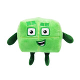 14-30cm Cartoon number Plush Doll Toy Educational Stuffed