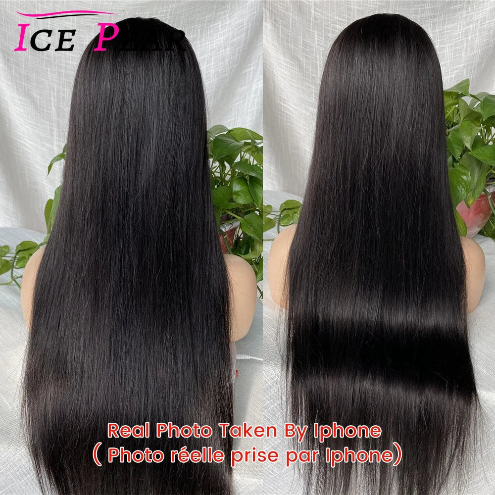 13x4 Transparent Lace Front Human Hair Wigs Pre