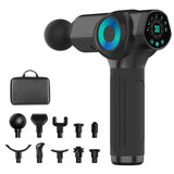 10head Lcd High Frequency Fascia Gun Massager With