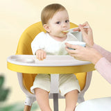 1pc 3-in-1 high chair toddlers, convertible infant high