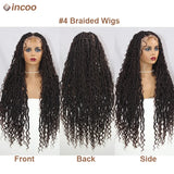 32" Butterfly Loc Full Lace Front Braided Wig